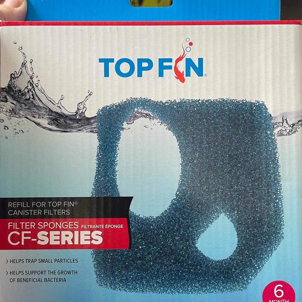 TOP FIN CF SERIES filter sponges (4 boxes = 8 filters)